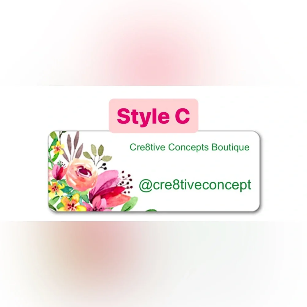 SO-🎱- 60 Personalized Labels for packaging
